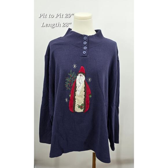 Vintage Santa Crewneck Sweater - Picture 1 of 3